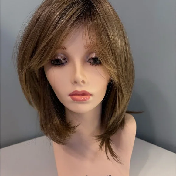 Paula Young Mid Length Synthetic Bob Wig Ashlee - Picture 1 of 9